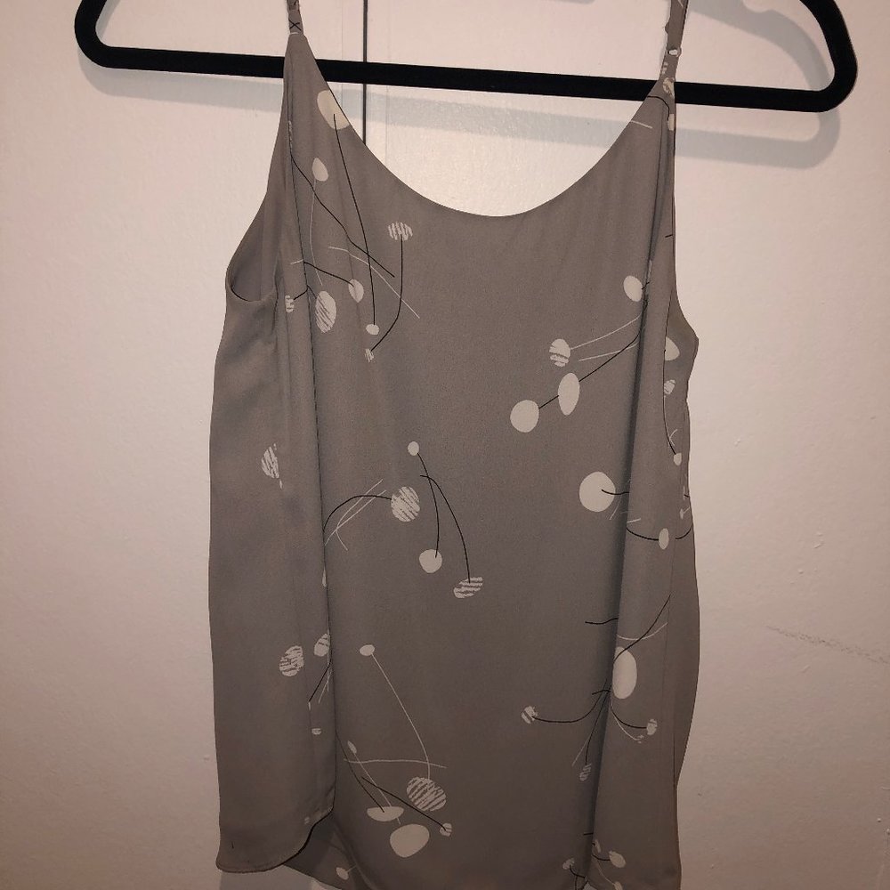Babaton Silk Cami in Grey